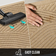 HIYARD Sturdy Front Door Mat, Absorbent Muddy Dirt Resist Welcome Door Mats Outdoor Indoor, Stain and Fade Resistant, Non-Slip Backing Entry Mat Low Profile Doormat for Entryway, 29×17, Beige