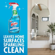 Windex Glass & Window Cleaner Spray Bottle, Original, 23 oz | Streak-Free Shine, Removes Dirt, Smudges & Fingerprints from Glass Tabletops, Windows, Mirrors, Shower Doors & More