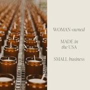Sweet Water Decor Hello Fall Candle, 9oz Amber Jar, Autumn Scents for Home | Hot Cider, Cinnamon, Cloves, & Nutmeg Soy Wax Scent Notes, 40+ Hour Burn Time, Glass Jar, Black Lid, Thanksgiving & Halloween