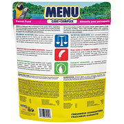 Vitakraft Menu Parrot Food 5 lb. | Nutrient-Rich Seed Blend, Natural Foraging Mix, Daily Diet Formula, Resealable Bag, 5 lb Pack