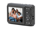 Kodak PIXPRO FZ45 16MP Compact Digital Camera, 4X Optical Zoom, AA, Black | 1080p Full HD Video, 27mm Wide Angle Lens, 2.7 Inch LCD, Point and Shoot, Digicam, Travel and Family Photos