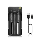 18650 Battery Charger for 3.7V/3.6V Li-ion Batteries 26650 18650 21700 14500 16340(RCR123), Ni-MH/Ni-Cd AA AAA C Batteries-Upgraded