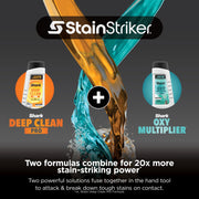 Shark StainStriker Portable Carpet/Upholstery Cleaner, 4 Tools, PX202BRN | For Carpet, Upholstery & Area Rugs, Stain & Odor Remover, Full Size Solutions, 3.5" Stain, 7" Stain, Crevice & Pet Mess Tools