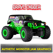 Monster Jam Official Grave Digger Remote Control Monster Truck, 1:24 Scale, 2.4 GHz, for Ages 4 and Up