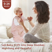 Baby Sleep Sack 0-6 Months, 100% Cotton Wearable Blanket, 0.5 Tog, 3 Pack | Lightweight Infant Sleeping Bags, for Newborn Toddler, 2-Way Zipper for Easy Change, Soft and Breathable,Baby Sleep Essential