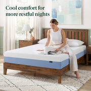 Zinus 8 Inch Full Cooling Essential Memory Foam Mattress, Medium Feel | Designed for Cooler Sleep, Soothing Pressure Relief, Just-Right Medium Feel, CertiPUR-US & OEKO-TEX Certified Materials