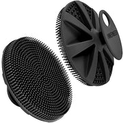 INNERNEED Food-Grade Soft Silicone Body Scrubber Shower Brush, Black