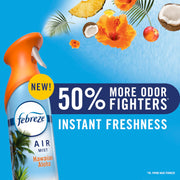 Febreze Odor-Fighting Air Freshener Spray, Room Spray, Crisp Fall Breeze, Cuddle Weather & Baked Cinnamon Apple Air Mist, 8.1 oz, 3ct