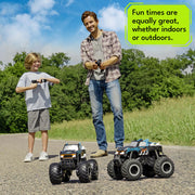 Threeking 1:16 Amphibious Monster Truck All Terrain Remote Control Car Toys | Waterproof Durable 4WD Off-Road RC Crawler Cars Pick-Up Unique Toy Gifts for Boys Girls Ages 6-12