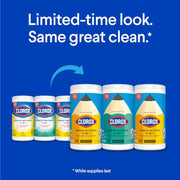 Clorox Disinfecting Wipes Cleaning Variety Pack, 75 Count, 3 Pack | Cleans, Deodorizes and Freshens, Kills 99.9 Percent of Viruses and Bacteria, Bleach Free, Crisp Lemon and Fresh Scent