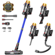 Cordless Vacuum Cleaner, Upgraded 650W 60KPA 70Mins Cordless Stick Vacuum Cleaner with Flexible Hose,Self-Standing,Touch Screen, Anti-tangle Wireless Vacuum Cleaners for Home/Pet Hair/Carpets/Floors