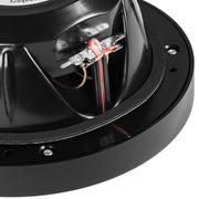 BELVA BBMS8B 8” 2-Way 500W Peak (250W RMS) Black Marine Coaxial Speakers for Marine/ATV/Motorcycle/Powersports