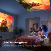 Caydo P3 Art Projector, Native 1080P Drawing Projector for Artists | Built-in Exclusive Drawing App, Auto Focus & Keystone, 360° Rotatable Stand, 40''-120'' Projection, 30,000H Lifespan