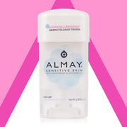 Almay Clear Gel Deodorant and Antiperspirant, Fragrance Free, 2.25 oz | Gentle and hypoallergenic antiperspirant deodorant for sensitive skin. Dermatologist tested. Fragrance free.