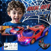 ZIROKAY Spider Remote Control Car with Multi-Color Flash Lights, Drift RC Cars, Spider Toys Gifts for 3 4 5 6 7 8 9 10 Year Old Boys Age 3-4 4-6 6-8 8-12 Christmas Birthday Gift, Toddler Kids Toy
