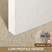 LEKEEPGO Door Mat 17"x29", Non Slip Washable Indoor Door Mat, Khaki | Rubber Backing Door Mat Indoor Entrance, Absorbent Low-Profile Doormat Front Entry Entryway Resist Dirt Welcome Floor Mats