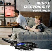 4DRC RC Planes Remote Control Airplanes for Kids Adults,Black,2Batteries | Remote Control Planes for Kids Adults Beginners, Remote Control Helicopter Fighter Jet Drones for Kids Adults, 360° Flip