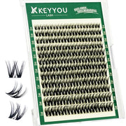 KEYYOU Flora Lash Clusters D Curl Wispy Flaunt Eyelash Extensions F01