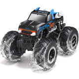 Threeking 1:16 Amphibious Monster Truck All Terrain Remote Control Car Toys | Waterproof Durable 4WD Off-Road RC Crawler Cars Pick-Up Unique Toy Gifts for Boys Girls Ages 6-12