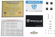 Rockville Atom 8B Black 8-Channel Marine/Boat Amplifier Amp | 3500W Peak, 880W RMS, Bluetooth, 4/6/8-Channel Configurable, Class D, Dual 50-250Hz Crossovers, RCA Line Output