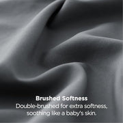 Bedsure Pillow Cases Queen Set of 2 - Dark Grey Double Brushed Microfiber Pillowcases 2 Pack, Super Soft Cooling Pillow Case Covers with Envelope Closure for Kids, Wrinkle, Fade Resistant, 20”x30“