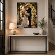 Canvas Prints with Your Photos,Ship Next Day Custom Canvas Wall Art 8x10 | Personalized Framed Canvas Pictures,Custom Photo Gifts for Wedding, Family, Frineds, Pets,Ready to Hang Home Decor