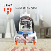 Hoover PowerDash Pet Compact Carpet Cleaner Machine, Lightweight Design | HeatForce Fast Drying, Antimicrobial Brush Roll, Pair with a Hoover Carpet Cleaner Solution