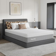 Novilla Bliss Mattress Queen Size, 14 Inch Gel Queen Memory Foam Mattress | Cooling Comfort & Pressure Relieving, Target Zoned Support for Back Pain Relief, CertiPUR US Certified Foams