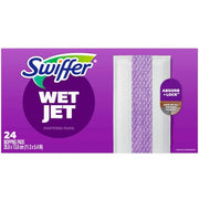 Swiffer WetJet Hardwood Floor Cleaner Spray Mop Pad Refill, Bathroom Cleaning Supplies, Hardwood Floor Cleaner, Multi Surface, 24 Count
