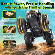 Threeking 1:16 Amphibious Monster Truck All Terrain Remote Control Car Toys | Waterproof Durable 4WD Off-Road RC Crawler Cars Pick-Up Unique Toy Gifts for Boys Girls Ages 6-12