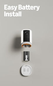 Ring Spotlight Cam 2K (newest model), Battery, Home or business security, Wide-Angle Retinal 2K Video, 6x Enhanced Zoom, Motion-Activated Spotlights, White