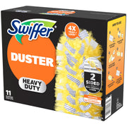 Swiffer Dusters Heavy Duty Multi-Surface Duster Refills for Cleaning, Unscented, 11 Count