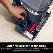 Shark Rotator Lift-Away Vacuum, DuoClean PowerFins, Dark Grey, LA555 | Self-Cleaning Brushroll, Odor Neutralizer, Lift-Away ADV, HEPA Filter, LED Headlights, Swivel Steering, Pet Tools Included
