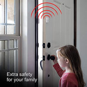 UltraPro Personal Security Window and Door Alarm, 6 Pack, Wireless Chime | DIY Protection, Burglar Alert, Easy Installation, Home Security, Ideal for Home, Garage, Apartment, White, 49721