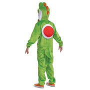 Disguise Yoshi Costume Hooded Jumpsuit, Official Super Mario Character Costume for Kids, Size (4-6)