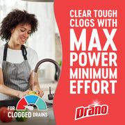 Drano Max Gel Drain Clog Remover & Cleaner, Safe for All Pipes/Septic, 32oz | Works on Tough Hair, Grease, Soap & Food Clogs, Cuts Through Standing Water, Protects Against Pipe Corrosion, Kitchen & Bath