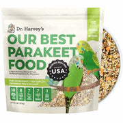 Dr. Harvey's Our Best Parakeet Food, Wholesome Seeds, Nuts, Fruits, and Vegetable Bird Feed for Budgies and Parakeets (4 Pounds/1.81 kg)