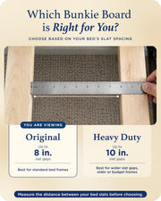 Meliusly Original Bunkie Board Queen Size (60x80) - Under Bed Support | Non-Slip Breathable Bed Support Board for Slatted Bed Frame, Anti-Sag, Noise Minimizing Moisture Resistant Bed Board
