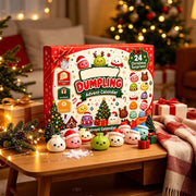 Christmas Decorations Squishies Dumpling Advent Calendar 2026 | Christmas Decor, 24 Dumplings for Adults, Party Favors, Christmas Ornaments, Coundown Calendar, Stress Relief Plaything