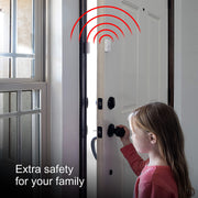 UltraPro Personal Security Window and Door Alarm, 6 Pack, Wireless Chime | DIY Protection, Burglar Alert, Easy Installation, Home Security, Ideal for Home, Garage, Apartment, White, 49721