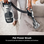 Shark Rotator Lift-Away Vacuum, DuoClean PowerFins, Dark Grey, LA555 | Self-Cleaning Brushroll, Odor Neutralizer, Lift-Away ADV, HEPA Filter, LED Headlights, Swivel Steering, Pet Tools Included