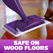 Swiffer WetJet Multi-Purpose Floor Cleaner Solution with Febreze Refill, Hardwood Floor Cleaner, Lavender Scent, 1.25 Liter -42.2 Fl Oz (Pack of 2)