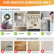 KORCCI Suction Cup Hooks 12Pack - Max Load 10LB, 1.77Inch Clear Medium Suction Cups, No Trace, Reusable & Removable, Stainless Steel Hooks, for Tile, Glass, Window, Shower, Kitchen, Bathroom