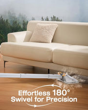 Steam Cleaner, 10-in-1 Detachable Handheld Steam Mop for Multi-Surface | 350ml Tank,10s Heat-Up,248°F Steam Cleaner,2-Level Control,Swivel Head for Carpet,Floor,Tiles,BBQ grill,Car Accessories