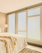 Dwersty Frosted Glass Window Privacy Film Decorative, 17.5" x 78.74"