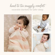 Burt's Bees Baby Organic Beekeeper Infant Wearable Blanket, Unisex Swaddle | Cozy 2-way zip sleep sack is available in lightweight 0.5 TOG or medium weight 1.5 TOG options for a great night's sleep