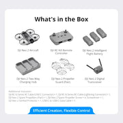 DJI Neo 2 Fly More Combo With RC-N3 Remote Controller | Stable Transmission With Digital Transceiver, 4K Drone for Beginners, 3 Batteries