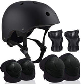 Adjustable Helmet for Ages 5-16 Kids Toddler Boys Girls Youth,Protective Gear with Elbow Knee Wrist Pads for Multi-Sports Skateboarding Bike Riding Scooter Inline skatings Longboard Roller Skate