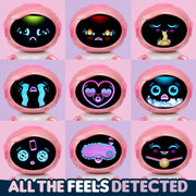 emotoBOT COR-A Interactive Robot Kids’ Toy Touch-and Sound-Responsive Robot | Holiday Stocking Stuffers, Gifts, Presents, Ages 6+, Pink, Movement, LED Face, 100+ Ways to Play