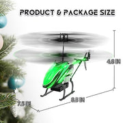 BUSSGO RC Helicopter, Remote Control Helicopter for Kids | with 30Mins Flight(2 Batteries), 7+1 LED Light Modes, Altitude Hold, RC Toys for Boys Girls